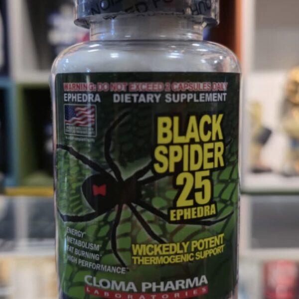 کپسول چربی سوز بلک اسپایدر 25 کلوما فارما Cloma Pharma Black Spider