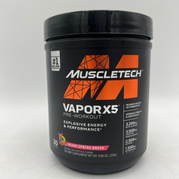 پمپ ویپر X5 ماسل تک MuscleTech Pre-Workout Vapor X5