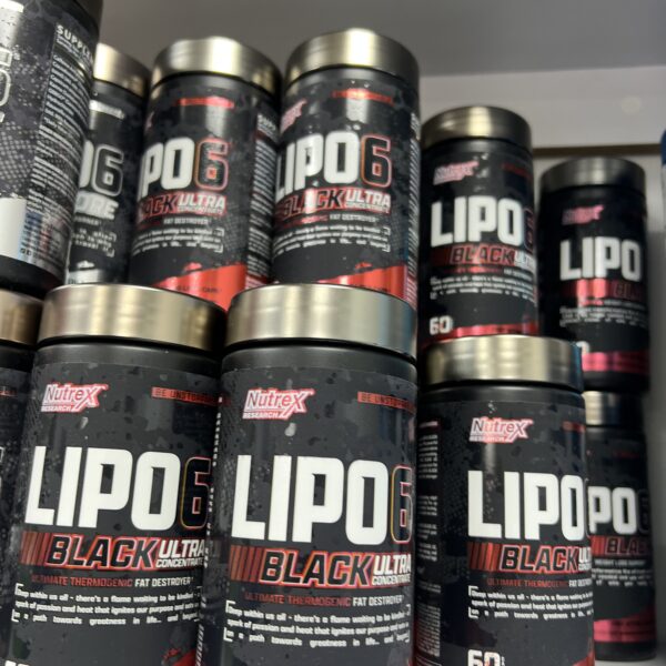 لیپو سیکس بلک 60 عددی ناترکس lipo6 black nutrex ultra