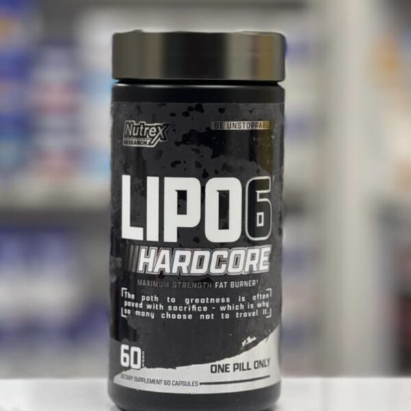 قرص لیپو سیکس هاردکور ناترکس lipo 6 hardcore nutrex