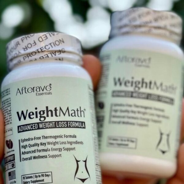 قرص لاغری ویت مث پلاس افترایو اصل Afterave WeightMath Plus
