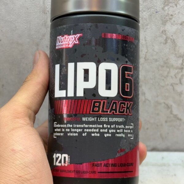 لیپوسیکس 120 تایی lipo 6 nutrex
