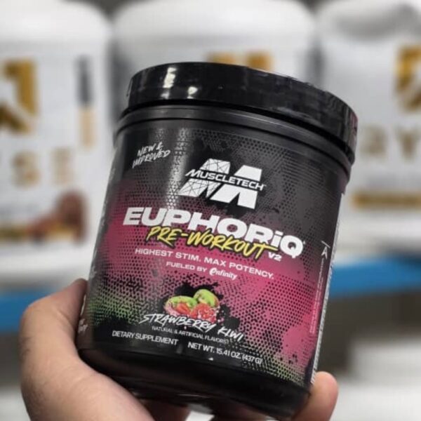 EuphoriQ Pre-Workout مکمل پمپ ماسل جدید 437 گرم