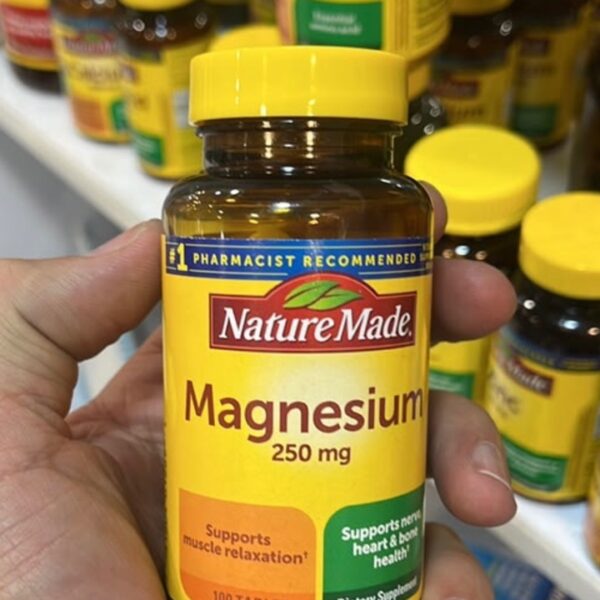 منیزیم 250 میلی گرم نیچرمید (100 عددی)Nature Made Magnesium 250 mg